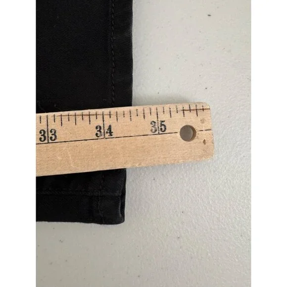 7 For All‎ Mankind B(Air) Ali flare split hem jeans black sz 28